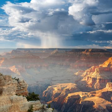 Rain over the Grand Canyon, Romain Guy