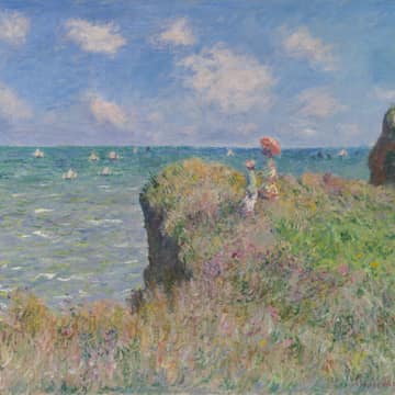 Cliff Walk at Pourville, Claude Monet, 1882