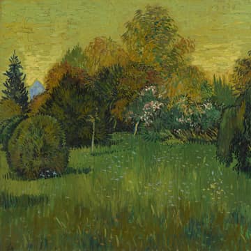 The Poet's Garden, Vincent van Gogh, 1888
